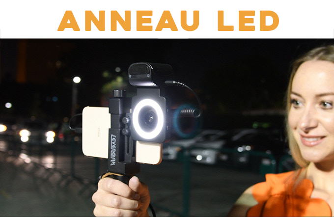 Sevenoak SmartCine Stabilisateur, LED et micro pour mobile