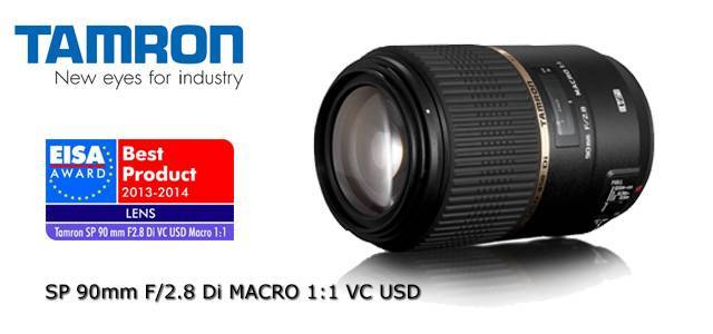 Tamron SP AF 90mm f/2.8 Di Macro 1 Objetivo para Canon Color Negro Distancia Focal Fija 90mm, Apertura f/2.8, diámetro: 55mm 