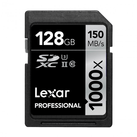 Kit étui pour 12 cartes + Carte mémoire SDXC Lexar 128GB