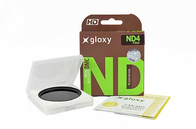 Gloxy ND4 filter for BlackMagic Cinema EF