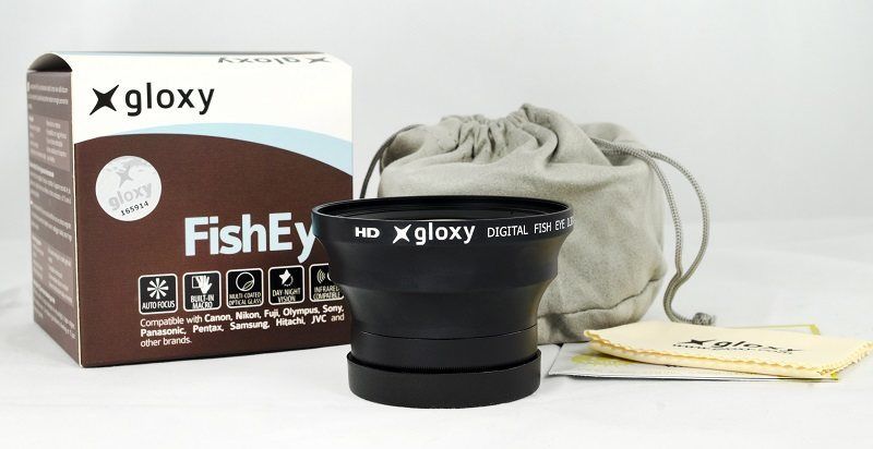 Gloxy Fisheye 0.38x + Macro Conversion Lens 52mm