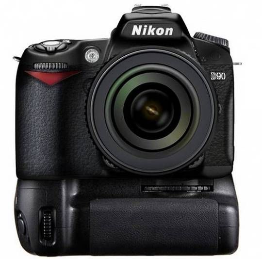 Kit de Empuñadura Gloxy GX-D80 + 2 Baterías EN-EL3E para Nikon D90