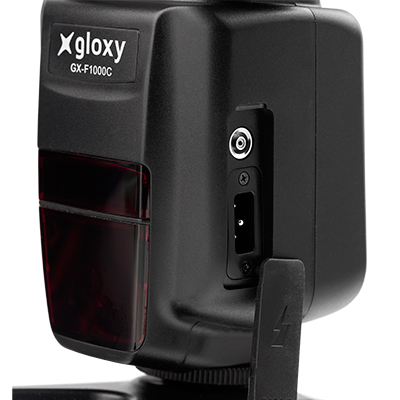 Flash Gloxy GX-F1000 TTL HSS + Batería externa Gloxy GX-EX2500