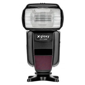 Flash Gloxy GX-F1000 TTL HSS + Batterie externe Gloxy GX-EX2500 pour Nikon D300s