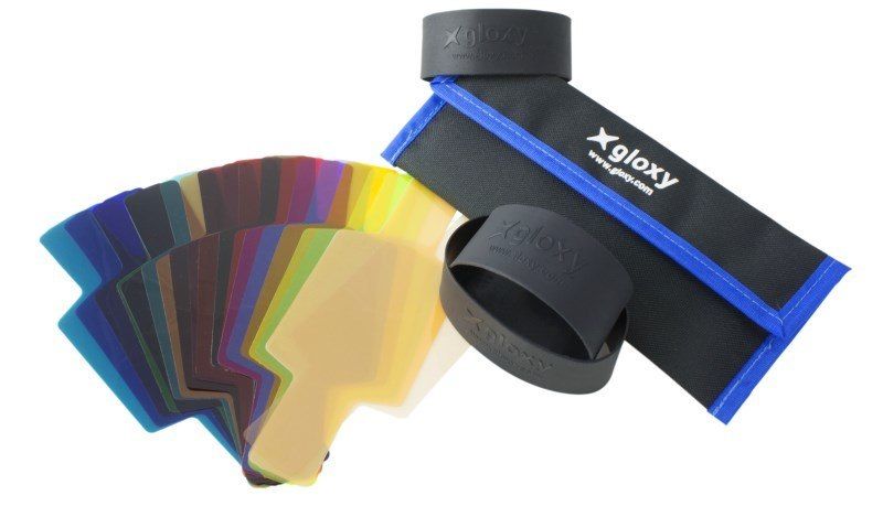 Kit Flash Gloxy GX-F990 avec softbox et support pour flash pour Canon EOS 1100D