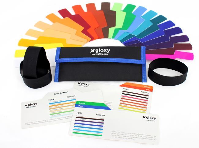 Gloxy GX-G20 geles de color para flash