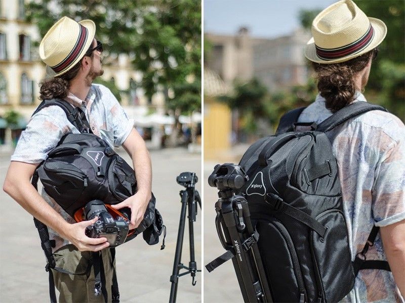Camera backpack for BlackMagic Cinema EF