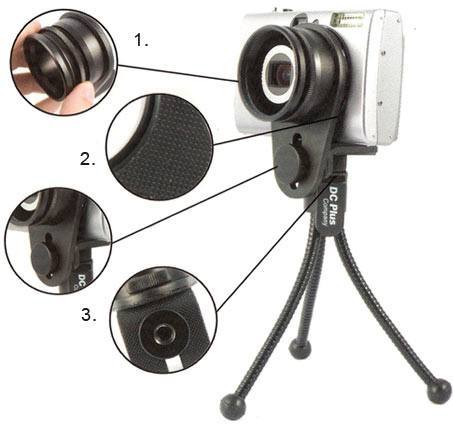 Kit Fish-Eye Universel pour Nikon Coolpix L16