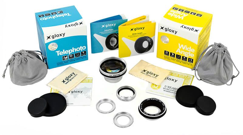 Megakit Gloxy Gran Angular, Macro y Telefoto S para Canon Powershot S45