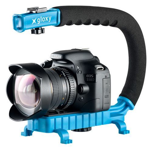 Estabilizador para Vídeo Gloxy Movie Maker Azul Claro
