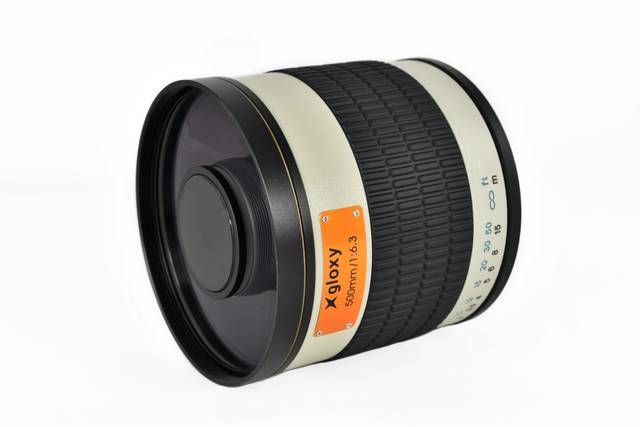 Teleobjetivo Canon Gloxy 500mm f/6.3 Mirror 