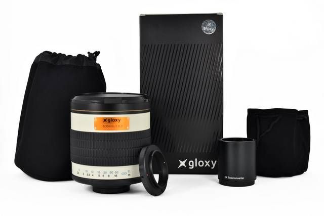 Gloxy Téléobjectif 500-1000mm f/6.3 Mirror + Multiplicateur 2x