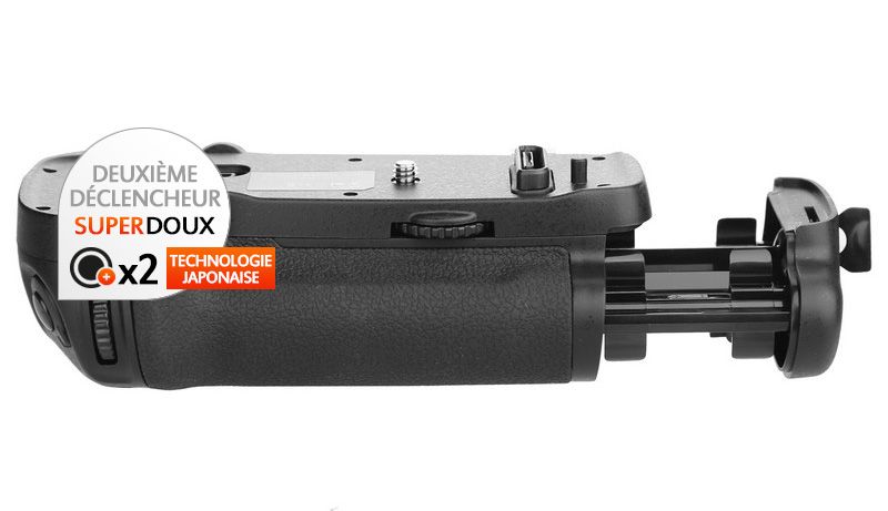 Kit Grip d'alimentation Gloxy GX-D17 + Batterie EN-EL15 pour Nikon D500